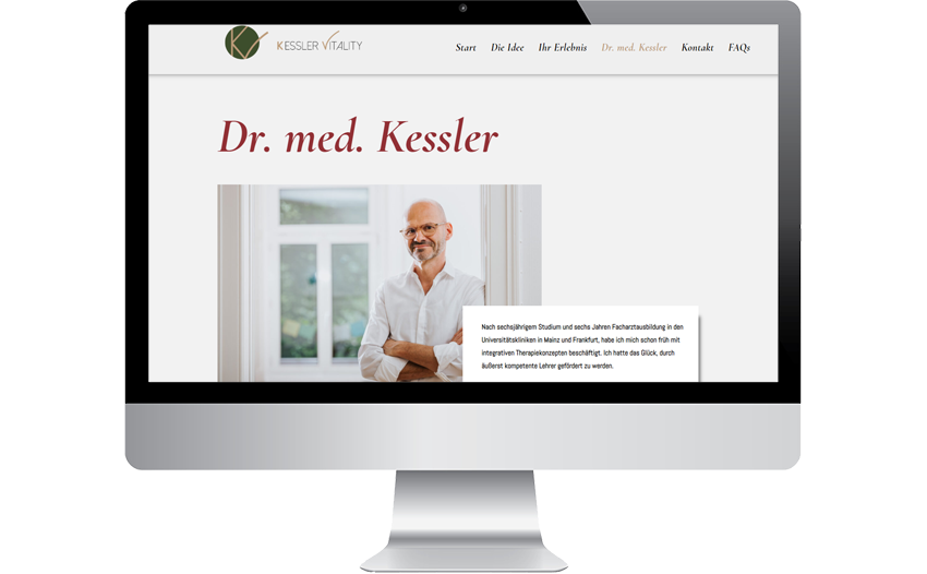 Website Kessler Vitality