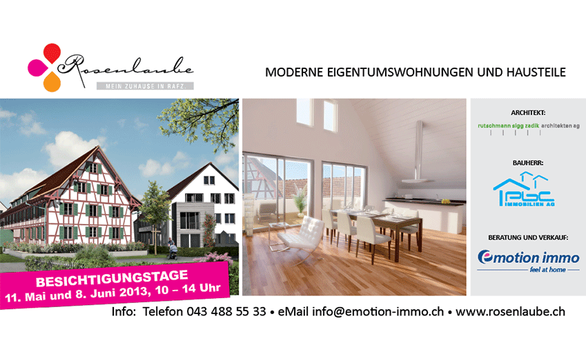 Anzeige Rosenlaube Klettgau Immobilien