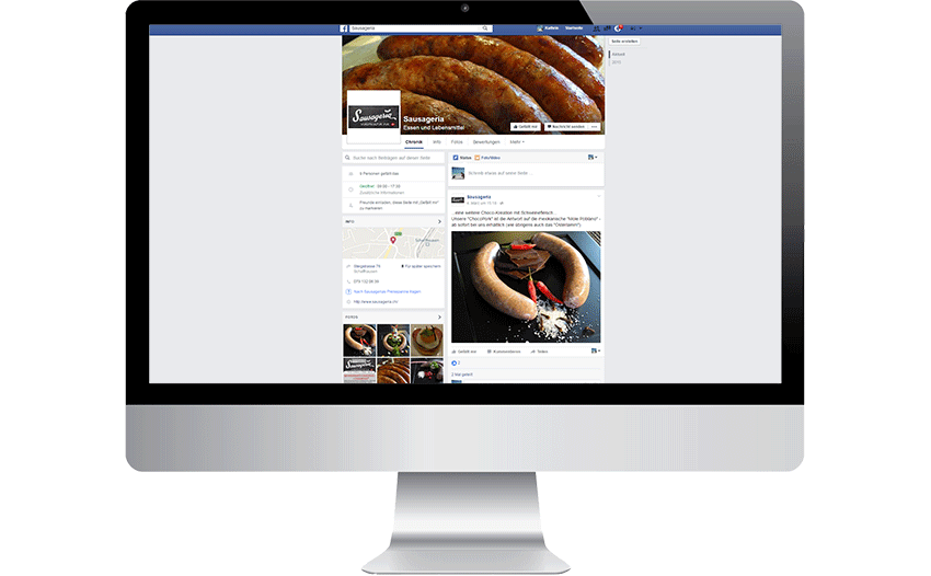 Facebookseite Sausageria