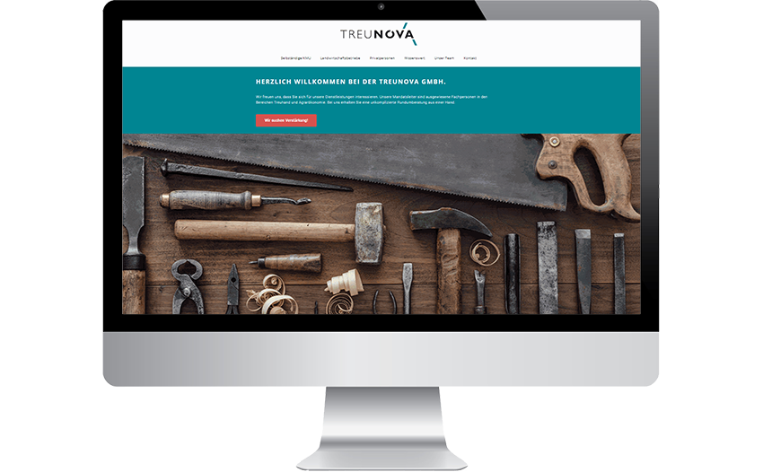 Website Treunova